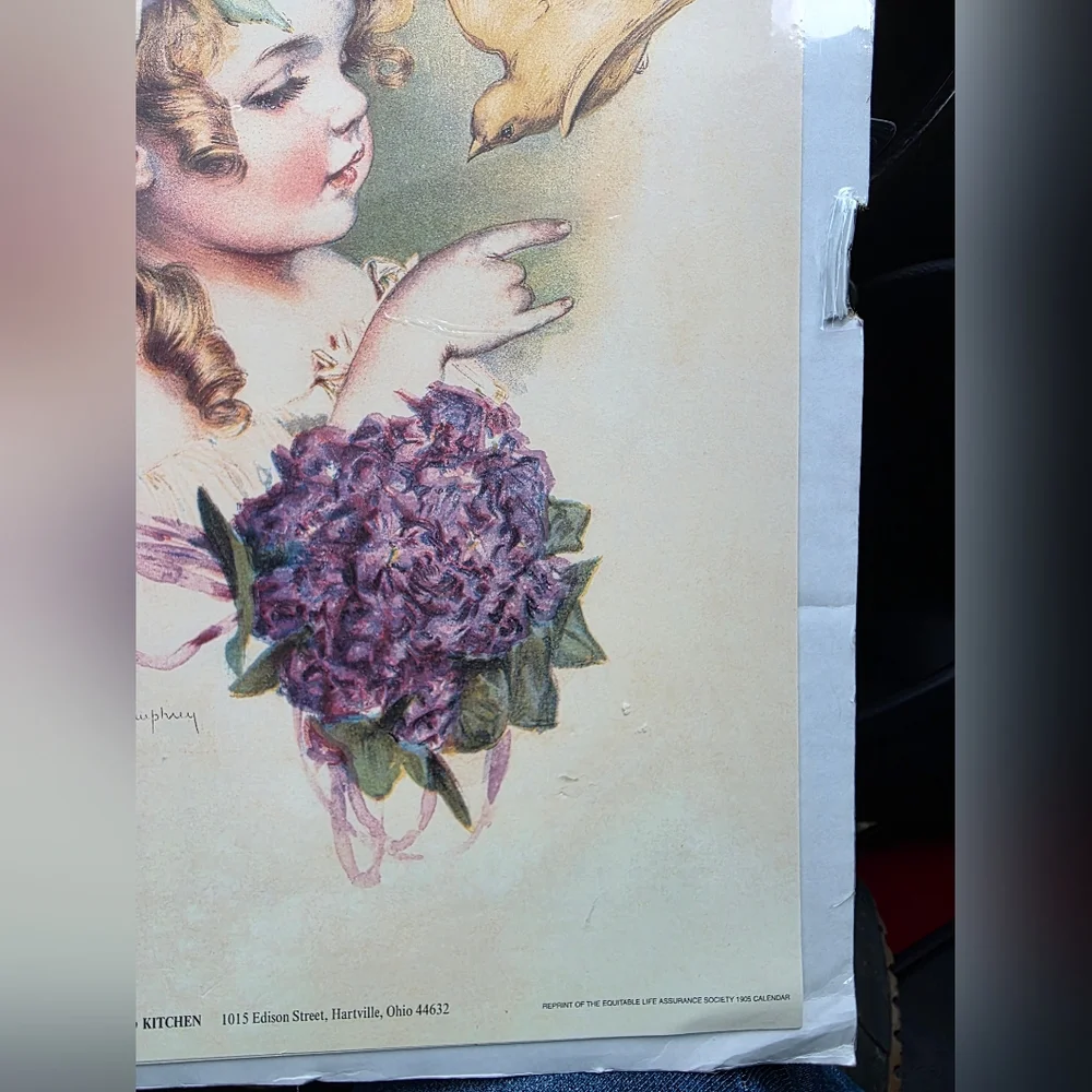 Reprint Maud Humphrey 1905 Calendar Equitable Life Assurance Society
